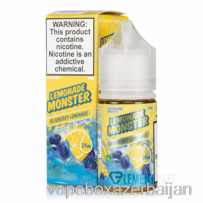 Vape Baku Blueberry Lemonade - Lemonade Monster Salts - 30mL 24mg